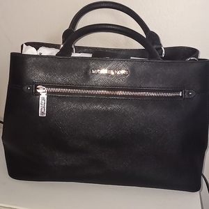 Michael Kors Black Satchel Handbag